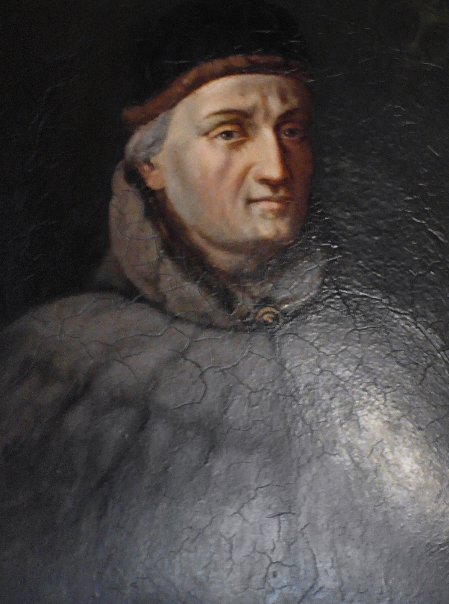 Portret Jana Długosza stworzony przez Władysława Łuszczkiewicza (fot. Wikipedia)