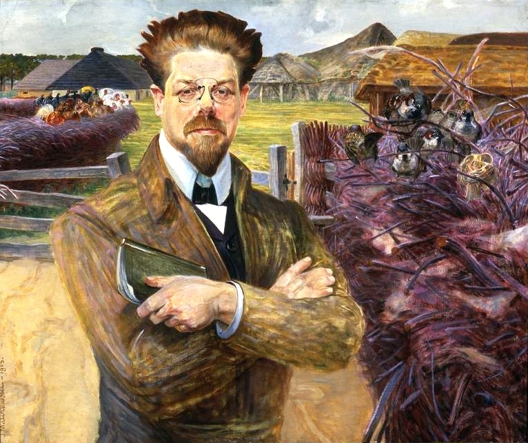 Portret Władysława Reymonta namalowany w  1905 roku przez Jacka Malczewskiego (fot. Wikipedia)